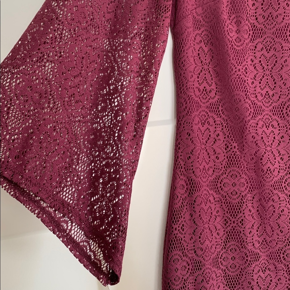 {A. Byer} NEW! Women's Burgundy Dress - Picture 2 of 7